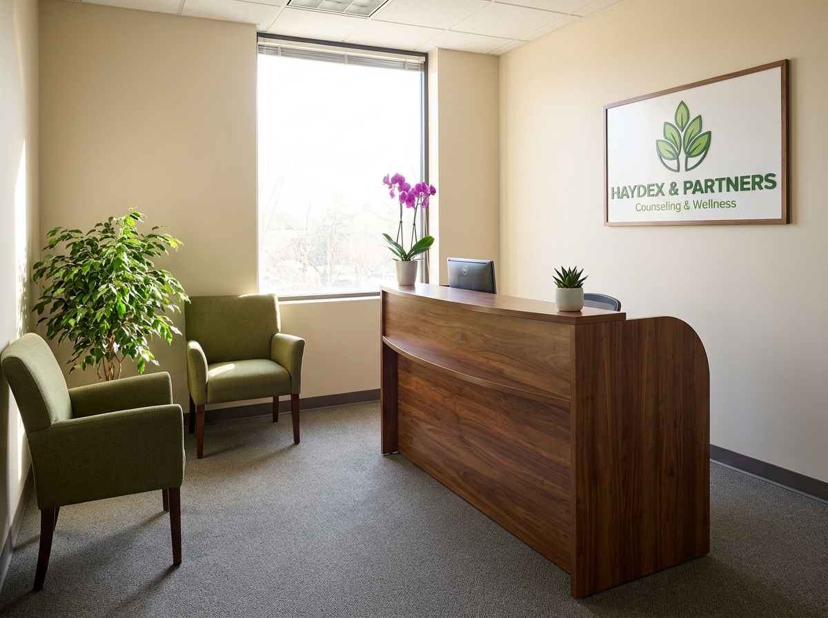 Haydex & Partners welcoming office waiting room